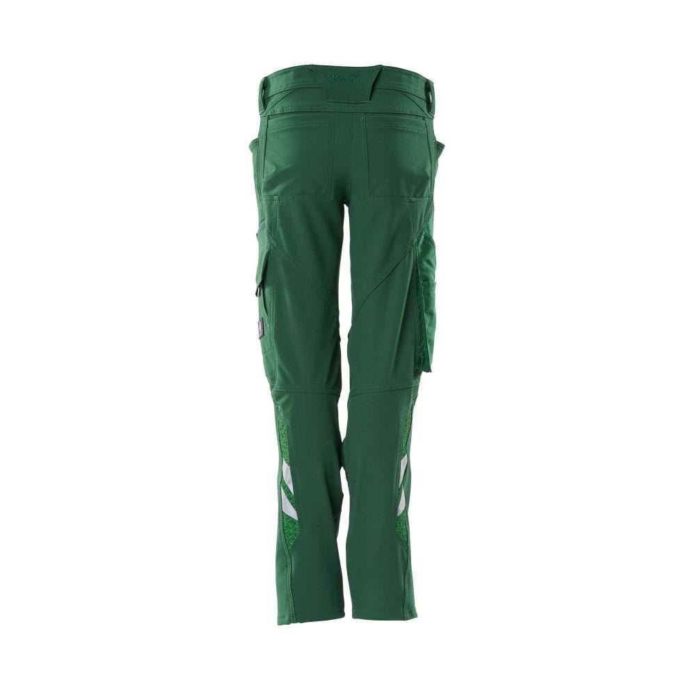 Calças femininas, PEARL, bolsos nos joelhos, calças elásticas