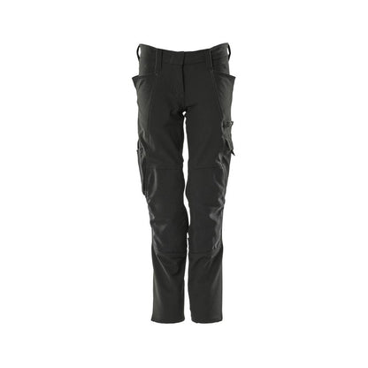 Calças femininas, PEARL, bolsos nos joelhos, calças elásticas