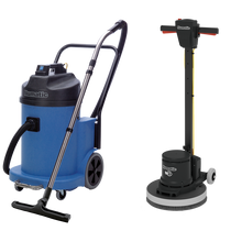 Conjunto Numatic ESM 2C HFM-1515R + escova SC + aspirador de água WV-900-2 | Pacote (1 peça)