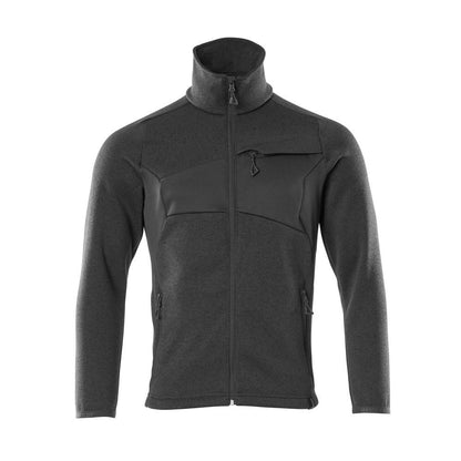 Suéter tricotado com cardigã com zíper