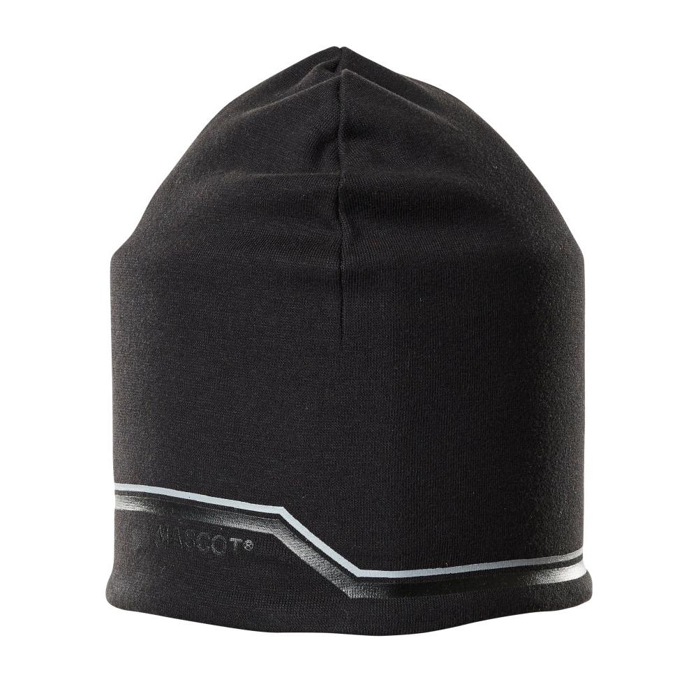 Gorro em malha, estampado Gorro em malha tamanho ONE, preto | Pacote (1 peça)
