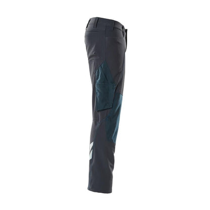 Calças, bolsos nos joelhos, calças ULTIMATE STRETCH, preto-azul