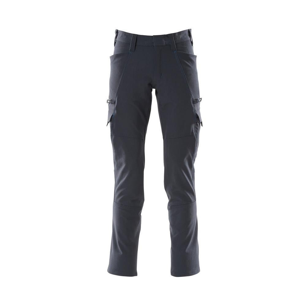 Calças, bolsos nas coxas, calças ULTIMATE STRETCH, preto-azul