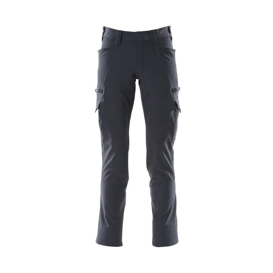 Calças, bolsos nas coxas, calças ULTIMATE STRETCH, preto-azul