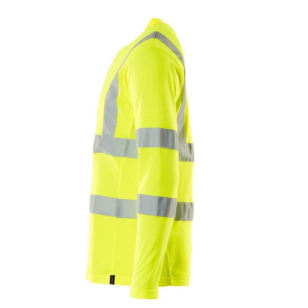 Camiseta, decote em V, camiseta de manga comprida