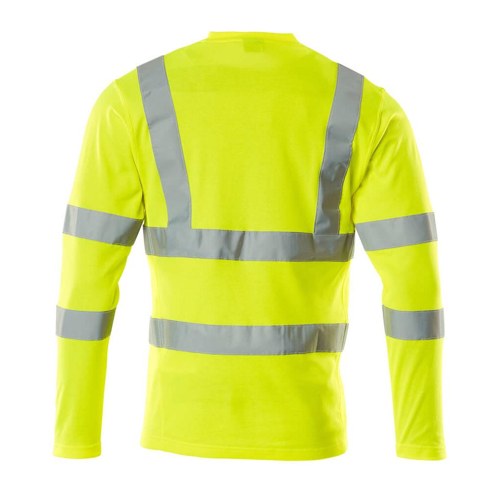 Camiseta, decote em V, camiseta de manga comprida