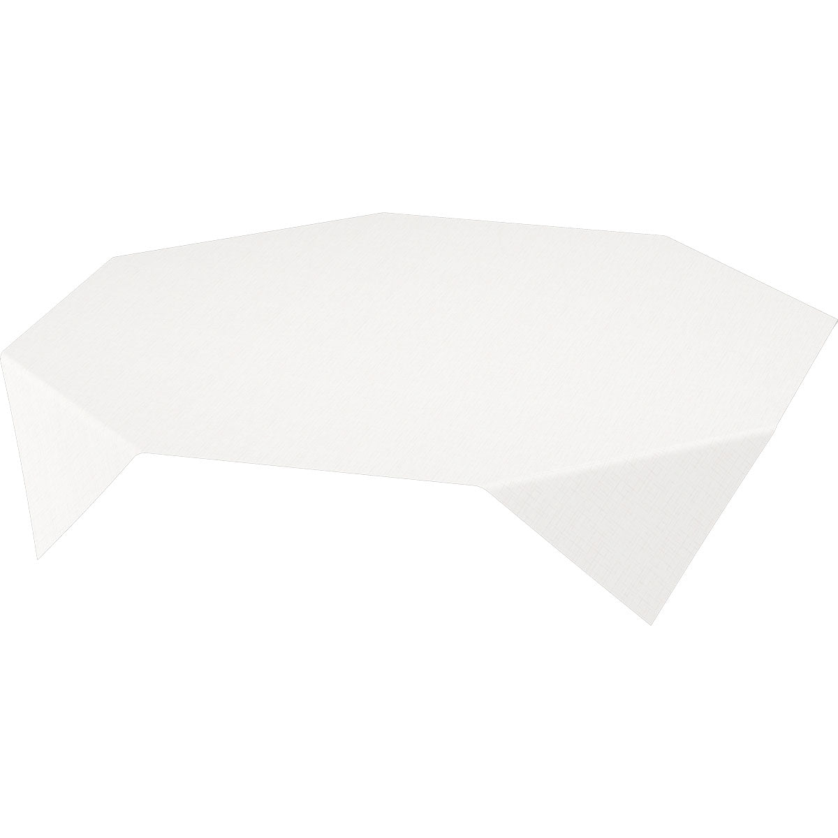 A toalha de mesa Dunisilk MD 84x84 cm Linnea branca da Duni GmbH é uma toalha de mesa octogonal de alta qualidade que pende elegantemente sobre a mesa. A embalagem contém 20 unidades.