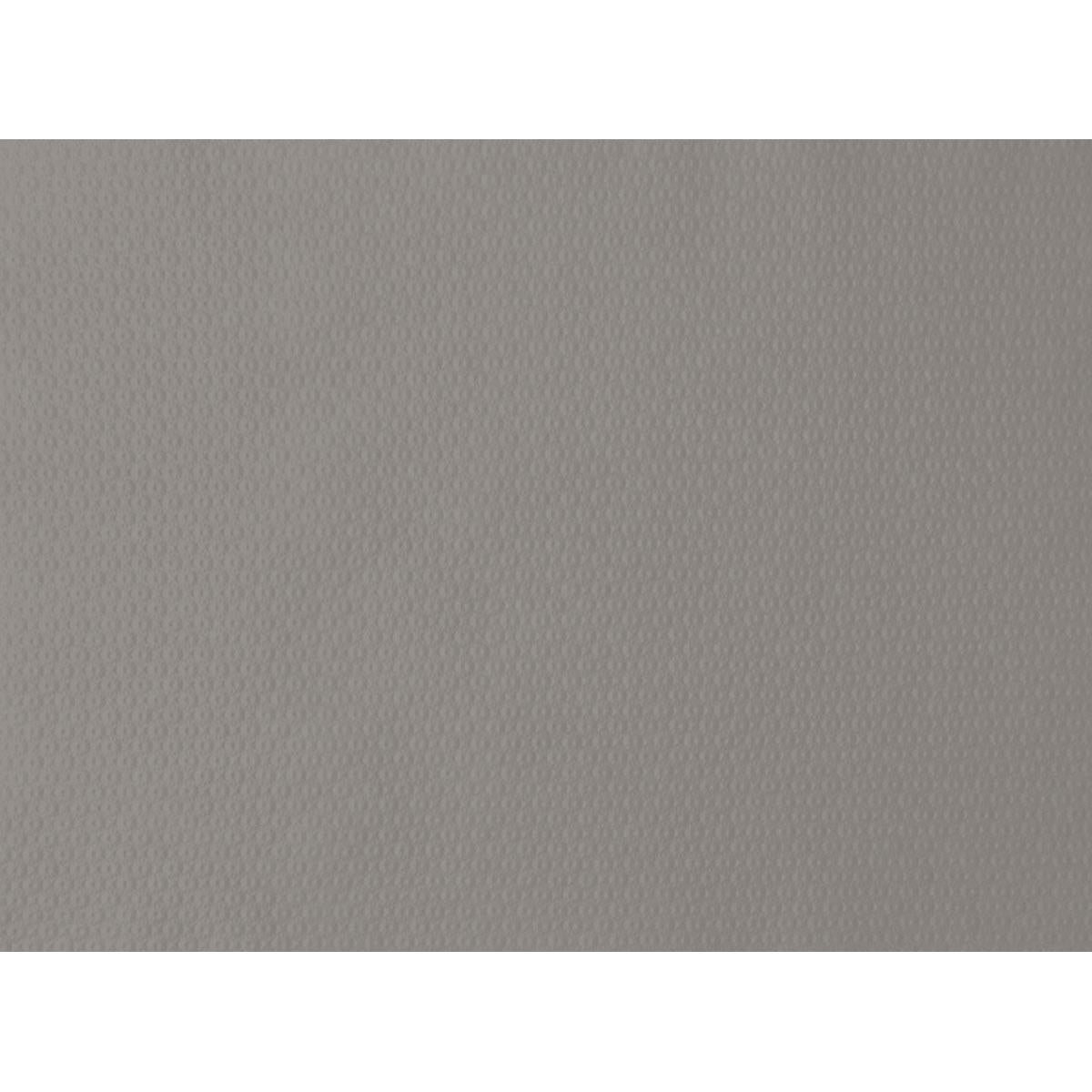 Uma visão aproximada da superfície texturizada cinza granito com um padrão de pontos discretos, mostrando a cor uniforme dos elegantes e práticos jogos americanos de papel 30x40 cm, pacote (500 unidades) da Duni GmbH.