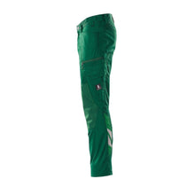Calça com bolsos nos joelhos, calça extra leve, verde