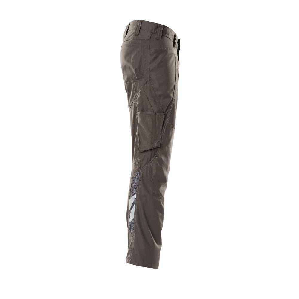 Calças com bolsos nos joelhos, calças extra leves, antracite escuro