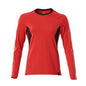 Camiseta, manga longa, camiseta feminina