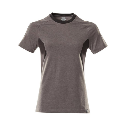Camiseta, camiseta feminina, antracite escuro/preto