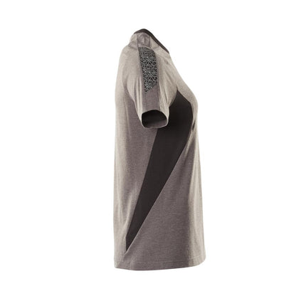 Camiseta, camiseta feminina, antracite escuro/preto
