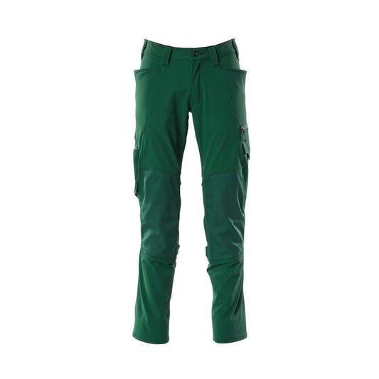 Calças, bolsos nos joelhos, calças ULTIMATE STRETCH, verdes