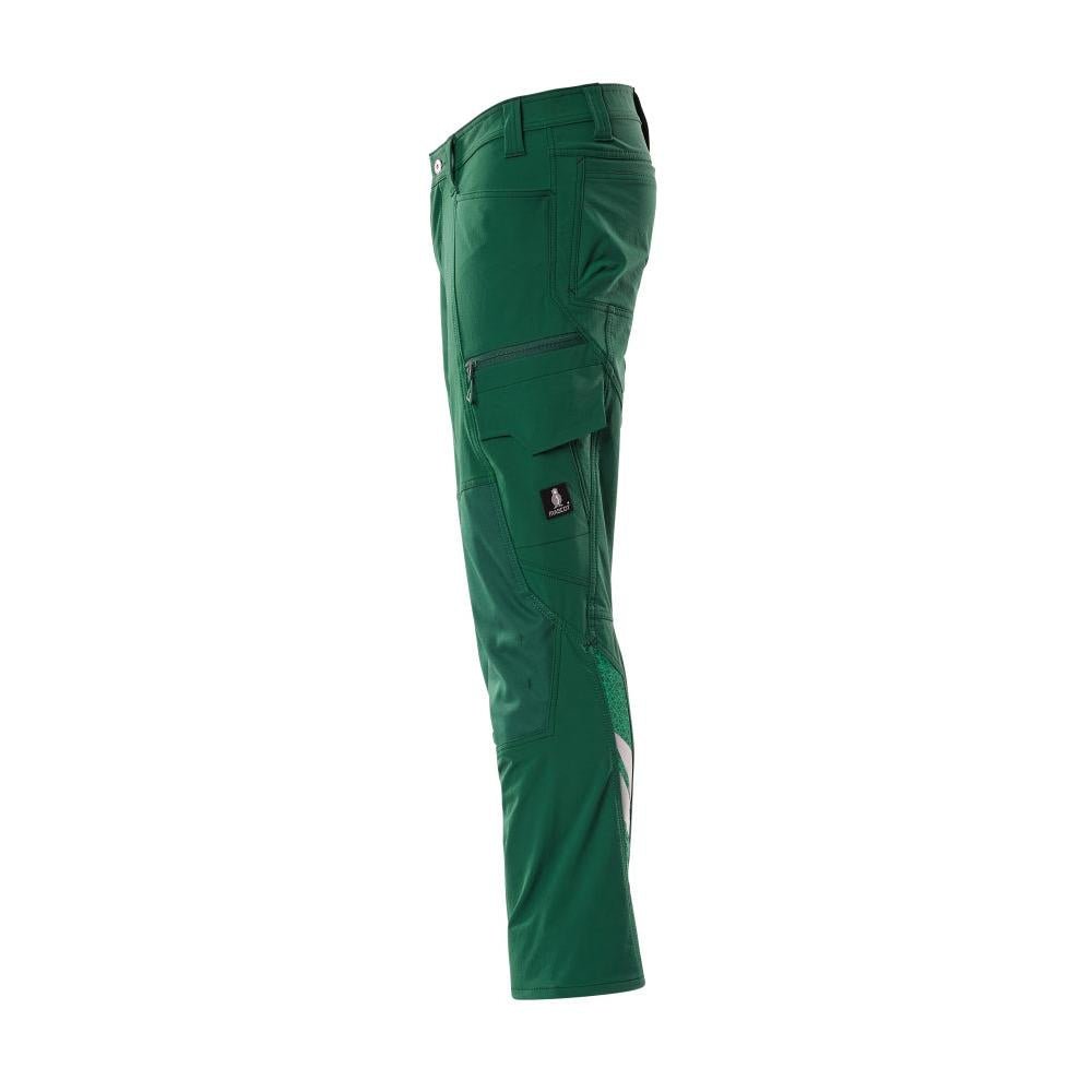 Calças, bolsos nos joelhos, calças ULTIMATE STRETCH, verdes