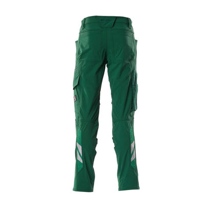 Calças, bolsos nos joelhos, calças ULTIMATE STRETCH, verdes