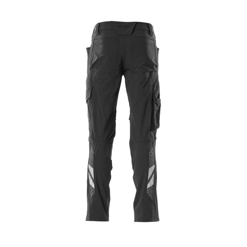 Calças, bolsos nos joelhos, calças ULTIMATE STRETCH, pretas