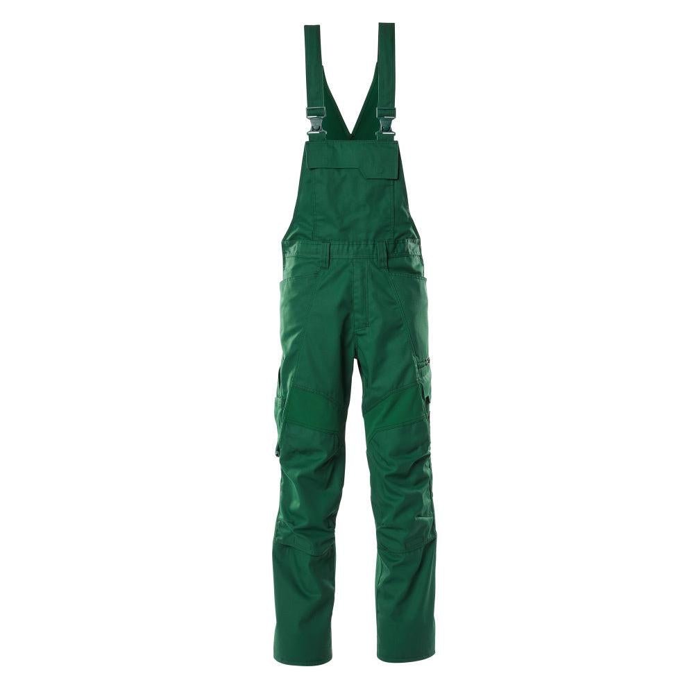 Macacão, bolsos nos joelhos, inserções elásticas Macacão, verde