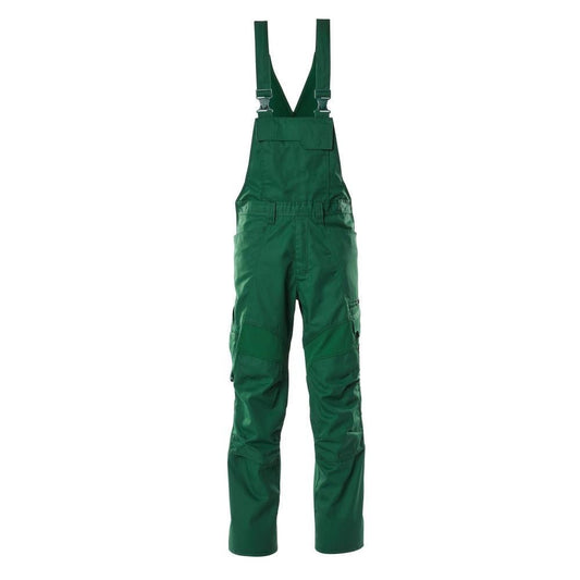 Macacão, bolsos nos joelhos, inserções elásticas Macacão, verde