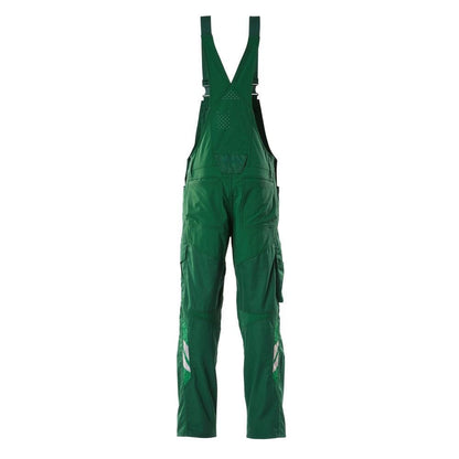 Macacão, bolsos nos joelhos, inserções elásticas Macacão, verde