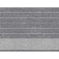 O conjunto de mesa de papel 30x40 cm em cinza escuro da Duni GmbH convence com decoração de linhas brancas e padrão de linhas mais densas na borda inferior - ideal para eventos, festas e restaurantes. Embalagem com 250 peças.