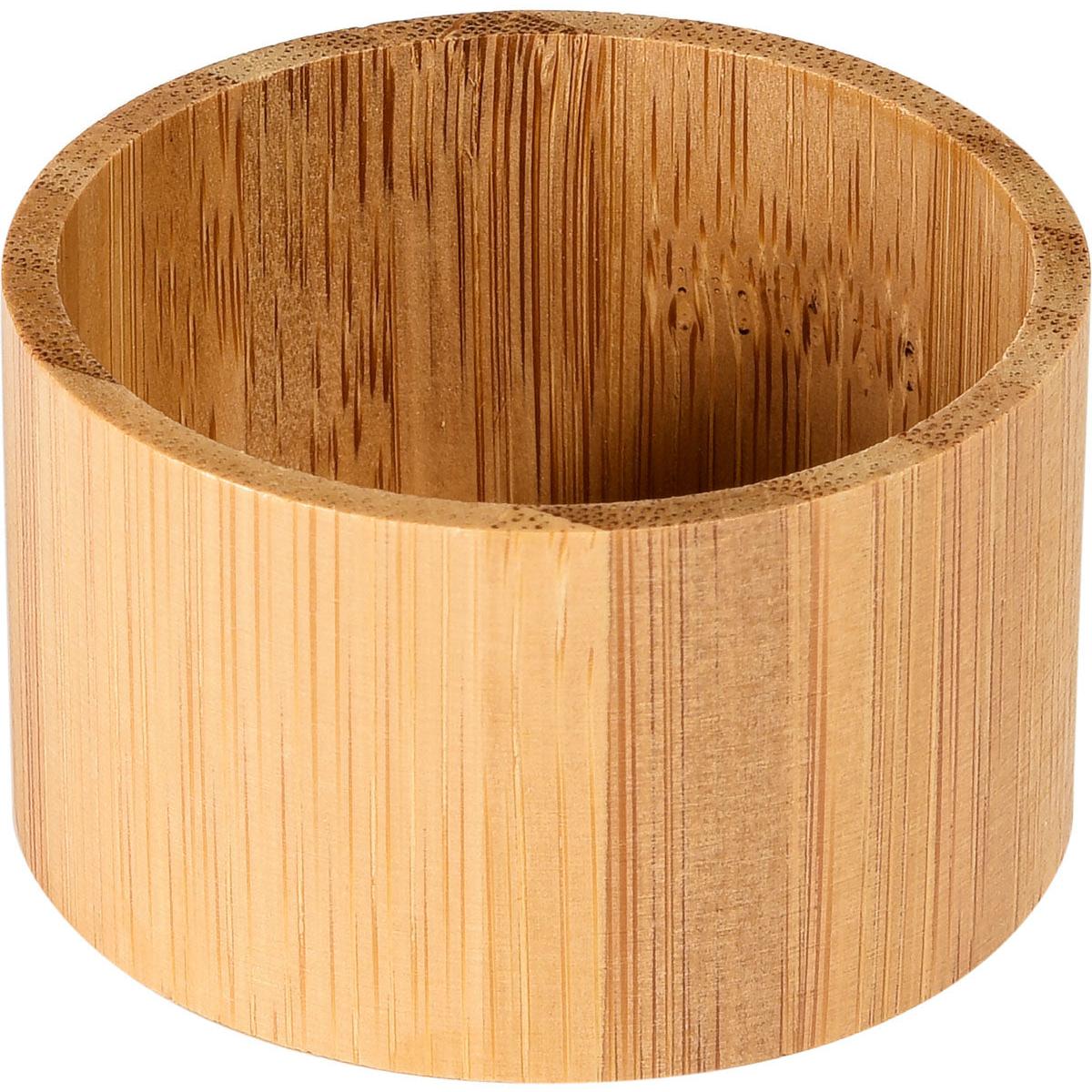 O suporte de velas LED de bambu da Duni GmbH (mini 33x57 mm, 8 peças) é um acessório elegante e moderno com veios visíveis - vazio e exibido em fundo branco.