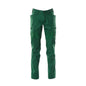 Calças, bolsos nas coxas, calças com inserções elásticas, verde