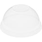 A tampa de cúpula Duni GmbH sem abertura para 188004-6 é uma tampa de rPET clara em forma de cúpula, ideal para cobrir copos de bebidas ou sobremesas e perfeita para embalagens de alimentos; a embalagem contém 50 tampas transparentes.