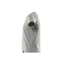 T-shirt infantil, com estampa T-shirt infantil, cinza mosqueado