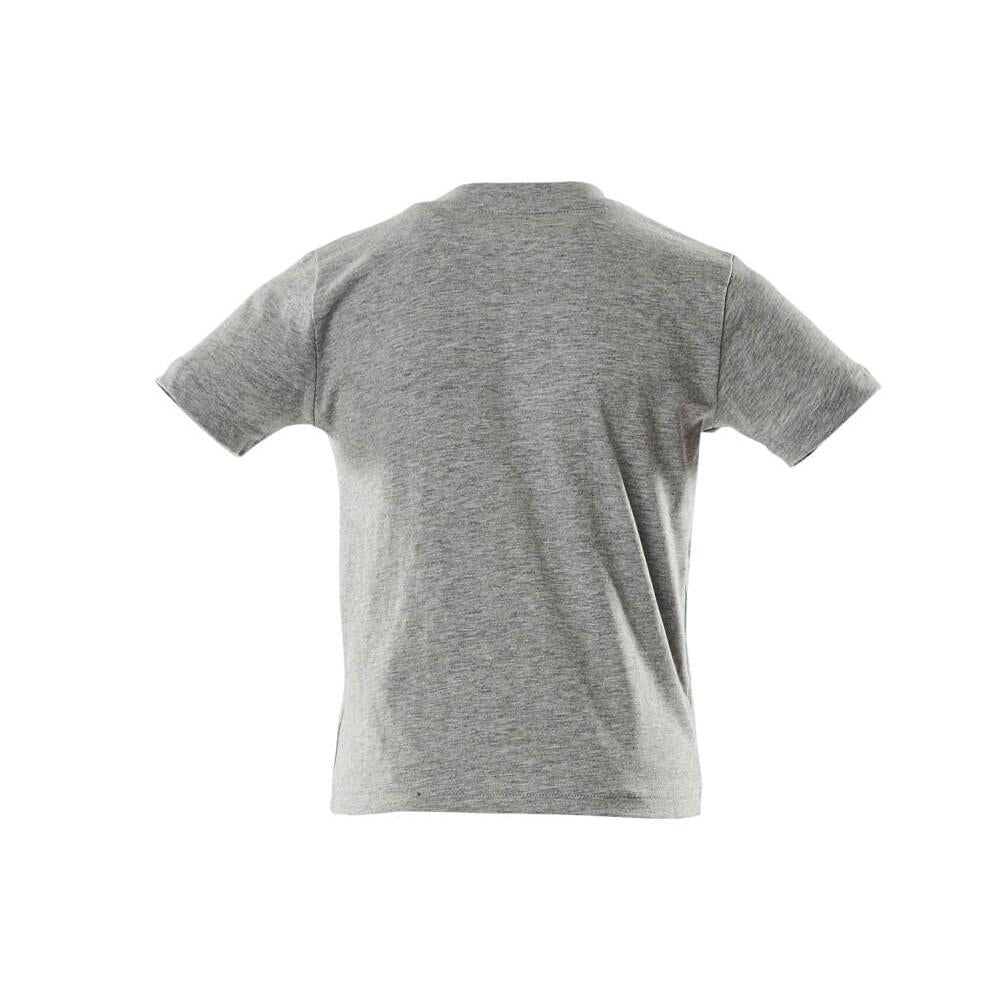 T-shirt infantil, com estampa T-shirt infantil, cinza mosqueado