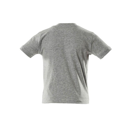 T-shirt infantil, com estampa T-shirt infantil, cinza mosqueado