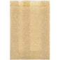 Um saco de papel de grama castanho-claro, Bloom Mini 175x120 mm da Duni GmbH, está em frente a um fundo branco. A estrutura salpicada e a parte superior aberta tornam-no ideal como saco de compras sustentável ou embalagem de presente. Embalagem com 500 unidades.