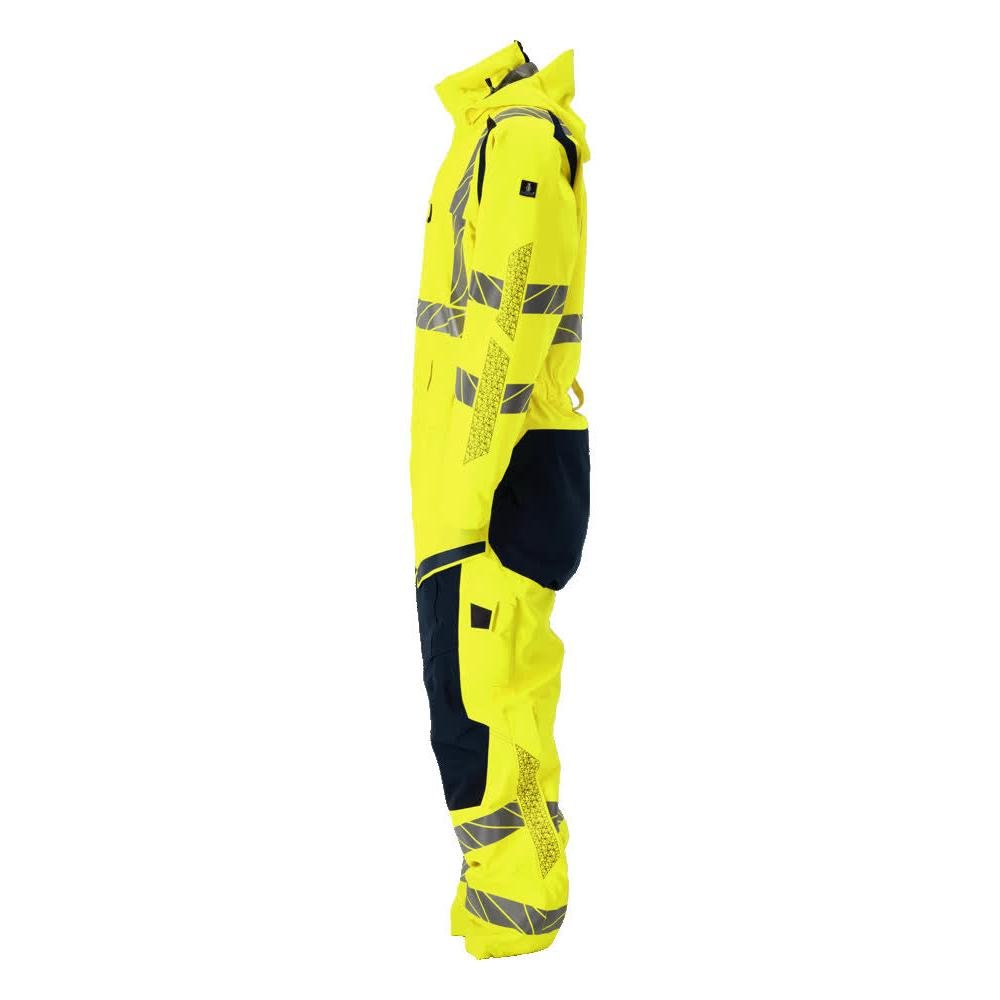 Macacão de inverno CLIMASCOT®, combinação leve de inverno, amarelo de alta visibilidade/preto-azul
