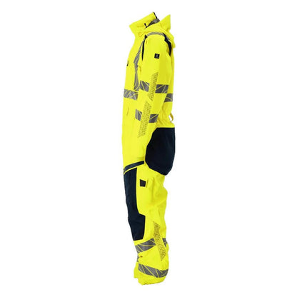 Macacão de inverno CLIMASCOT®, combinação leve de inverno, amarelo de alta visibilidade/preto-azul