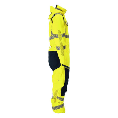 Macacão de inverno CLIMASCOT®, combinação leve de inverno, amarelo de alta visibilidade/preto-azul