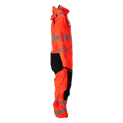 Macacão de inverno CLIMASCOT®, combinação leve de inverno, vermelho de alta visibilidade/antracite escuro