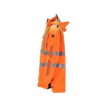 Parka forro CLIMASCOT®, parka leve, alta visibilidade laranja/preto-azul