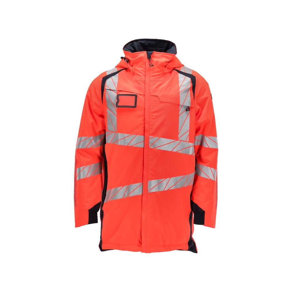 Parka forro CLIMASCOT®, parka leve, Hi-vis vermelho/preto-azul