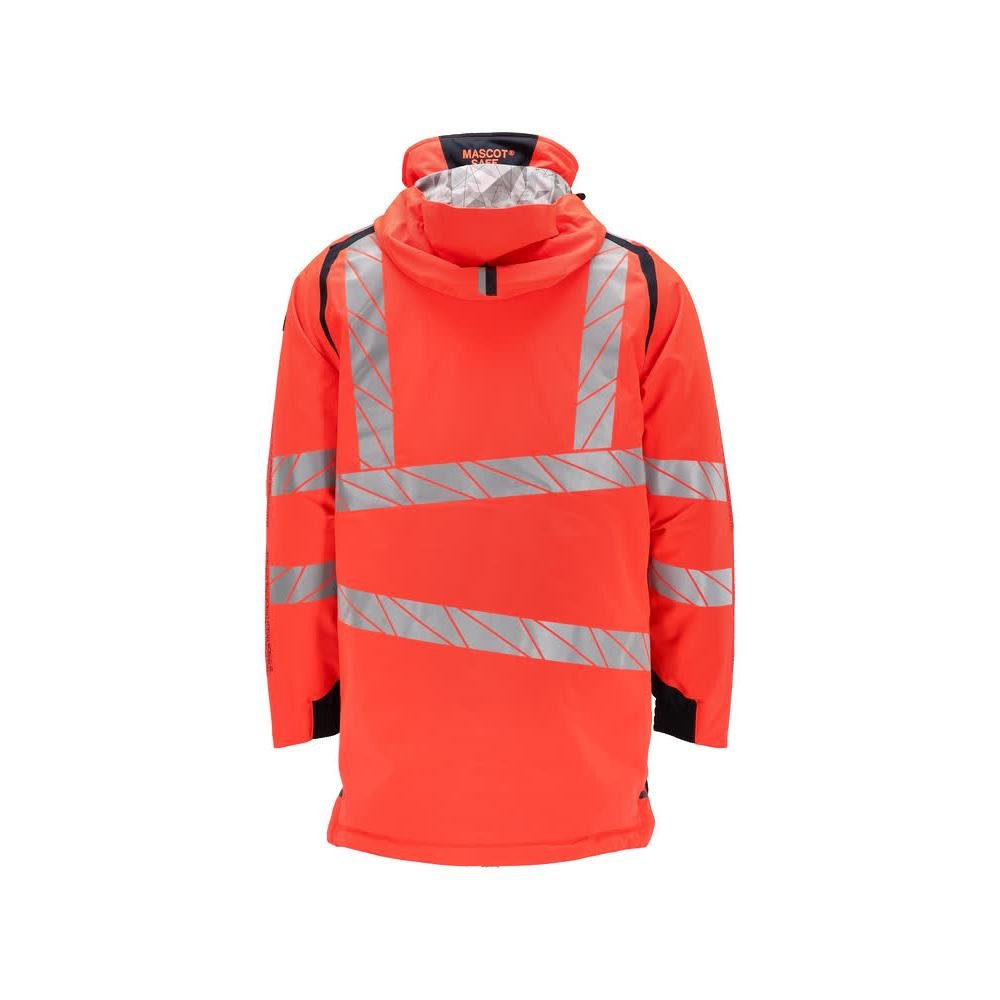 Parka forro CLIMASCOT®, parka leve, Hi-vis vermelho/preto-azul