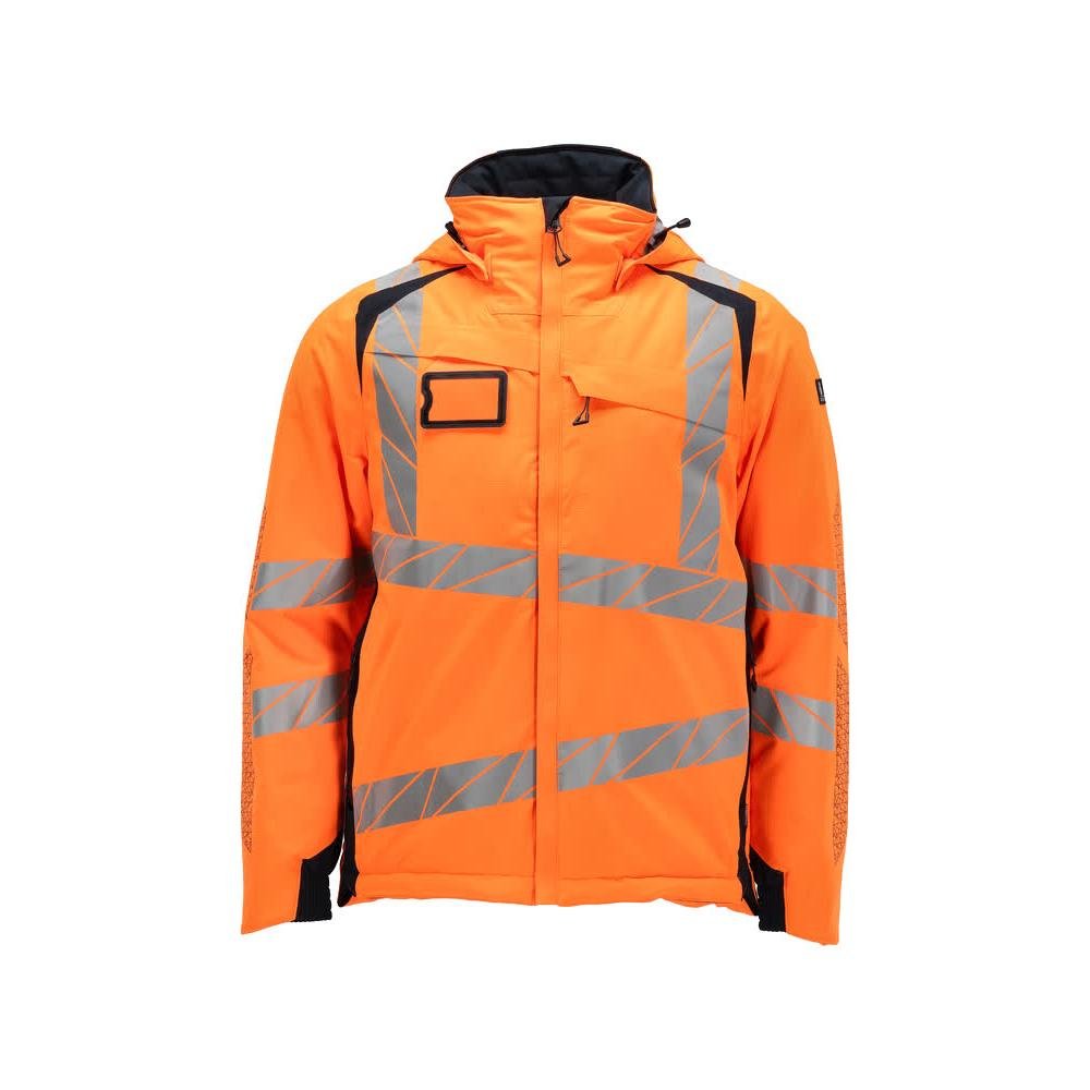 Casaco de inverno CLIMASCOT®, casaco de inverno leve, alta visibilidade laranja/preto-azul
