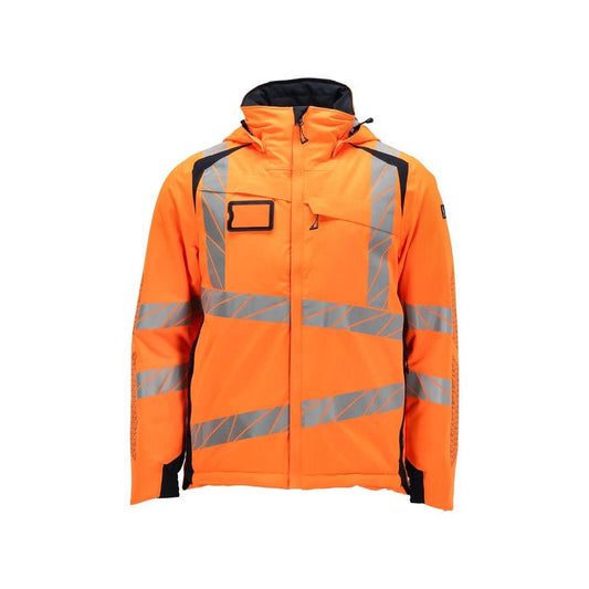 Casaco de inverno CLIMASCOT®, casaco de inverno leve, alta visibilidade laranja/preto-azul