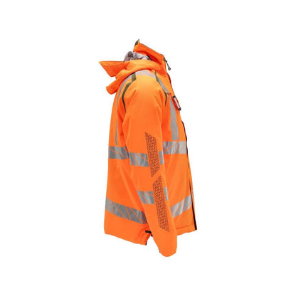Casaco de inverno CLIMASCOT®, casaco de inverno leve, laranja de alta visibilidade/verde musgo