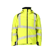 Jaqueta de inverno CLIMASCOT®, jaqueta de inverno leve, alta visibilidade amarelo/preto-azul