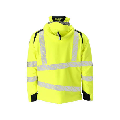 Jaqueta de inverno CLIMASCOT®, jaqueta de inverno leve, alta visibilidade amarelo/preto-azul