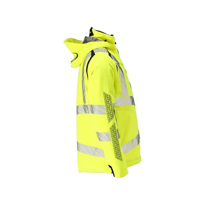 Jaqueta de inverno CLIMASCOT®, jaqueta de inverno leve, alta visibilidade amarelo/preto-azul