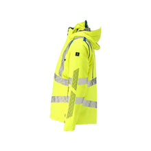 Jaqueta de inverno CLIMASCOT®, jaqueta de inverno leve, amarelo de alta visibilidade/petróleo escuro