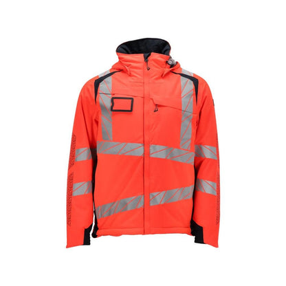 Casaco de inverno CLIMASCOT®, casaco de inverno leve, Hi-vis vermelho/preto-azul
