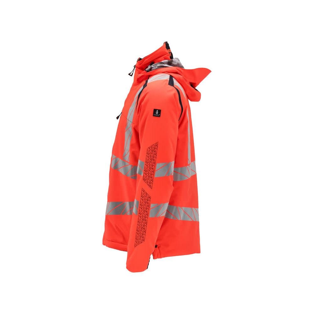Casaco de inverno CLIMASCOT®, casaco de inverno leve, Hi-vis vermelho/preto-azul