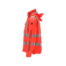 Casaco de inverno CLIMASCOT®, casaco de inverno leve, vermelho de alta visibilidade/antracite escuro