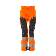 Calças femininas, DIAMOND, bolsos nos joelhos, calças elásticas